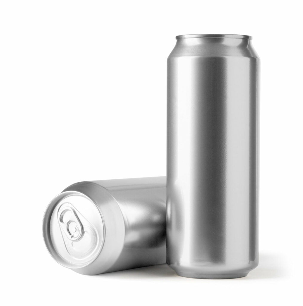 330 and 500 ml. aluminum cans,