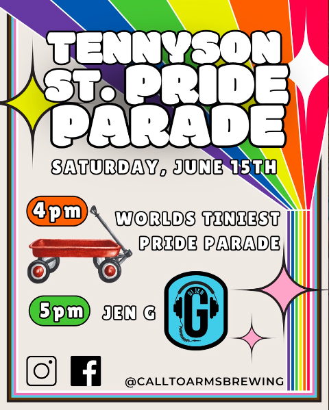 Tennyson St. Pride Parade at Call to Arms Brewing