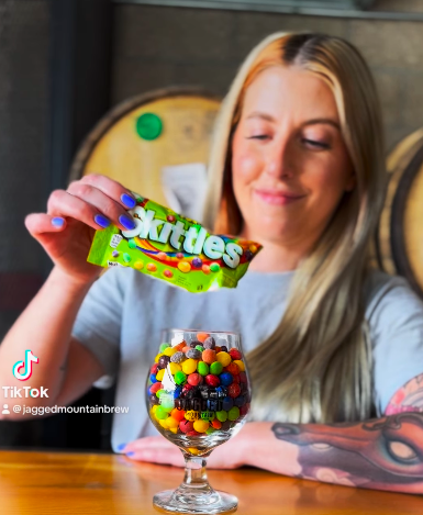 Jagged mountain skittles beer release