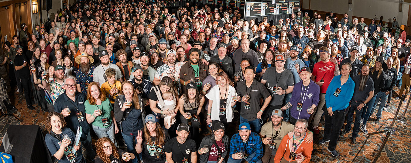 Brewers getting ready to pour at Collaboration Beer Fest 2024