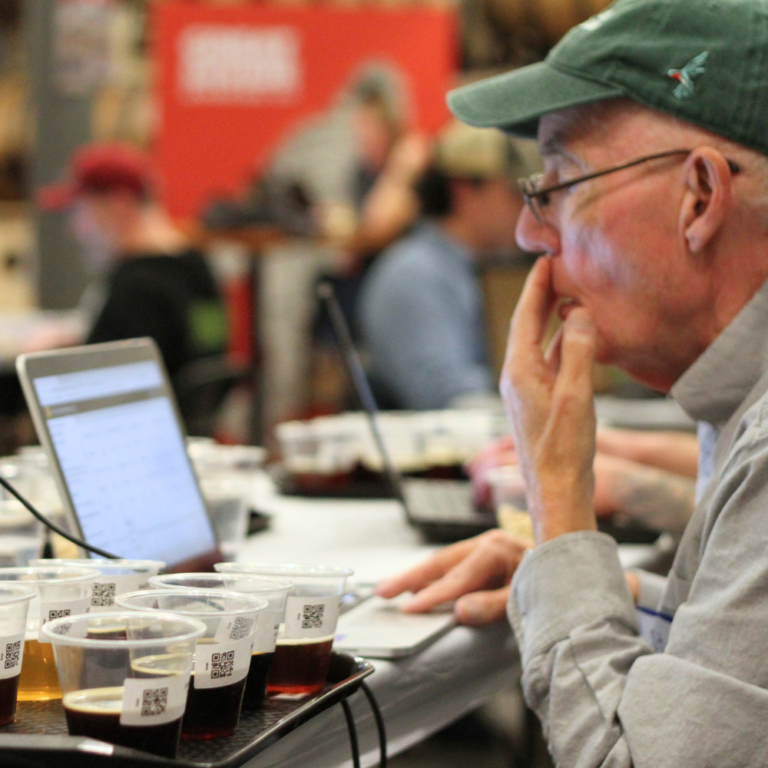 Images from the 1st Annual Colorado Brewers Cup beer judging event (January 10-12, 2025 in Denver). Photo credit: Carrie Wilson, Colorado Brewers Guild.