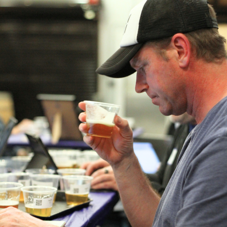 Images from the 1st Annual Colorado Brewers Cup beer judging event (January 10-12, 2025 in Denver). Photo credit: Carrie Wilson, Colorado Brewers Guild.