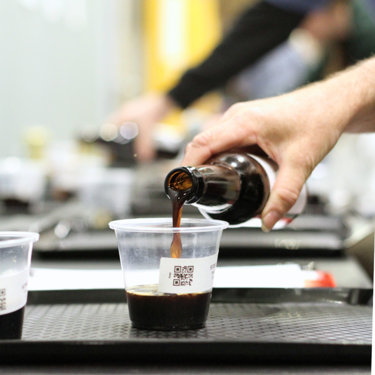 Images from the Colorado Brewers Cup judging event (January 10-12, 2025 in Denver). Photo credit: Carrie Wilson, Colorado Brewers Guild.