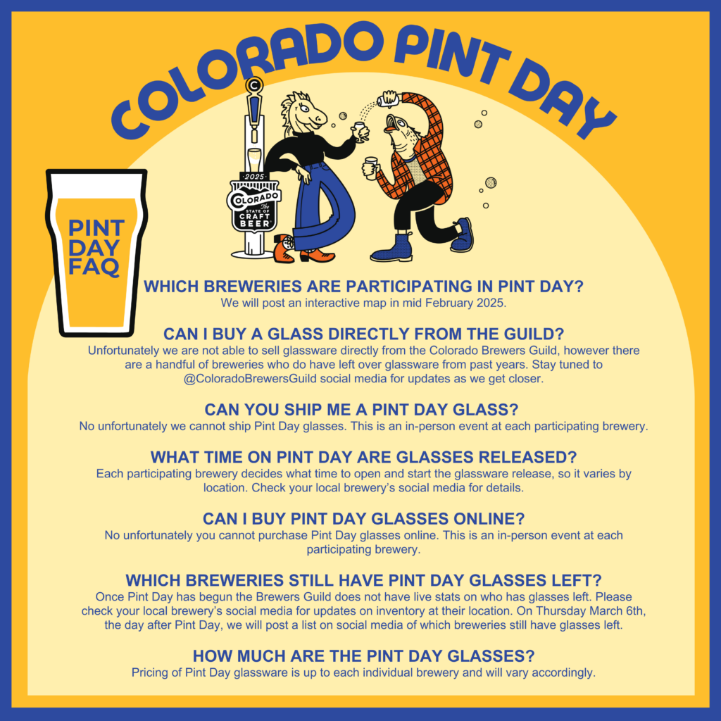 Colorado Pint Day Frequently Asked Questions