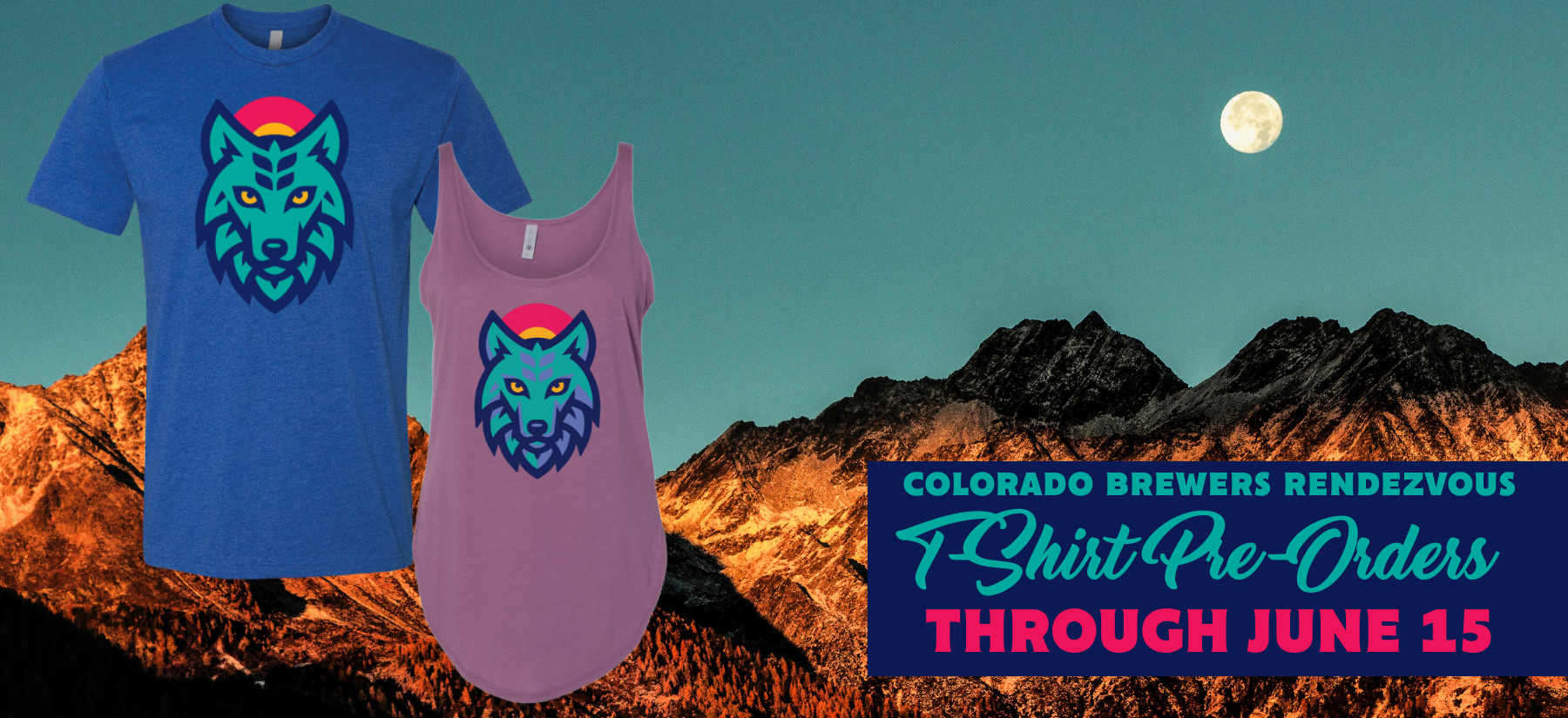 2025 Colorado Brewers Rendezvous t-shirt pre-orders are open May 5th though June 15, 2025.