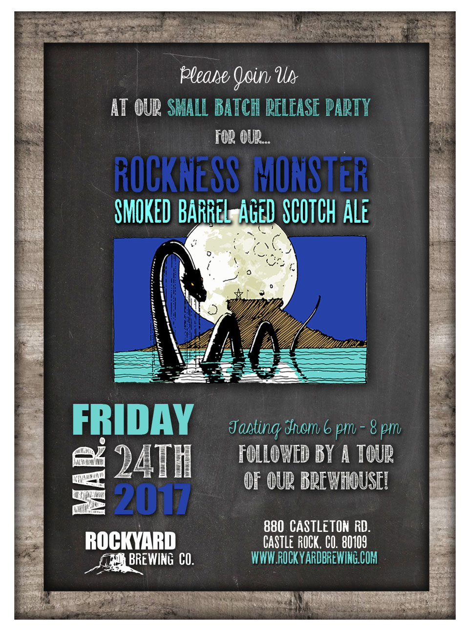 Rockness Monster – Smoked Barrel Aged Scotch Ale Release Party