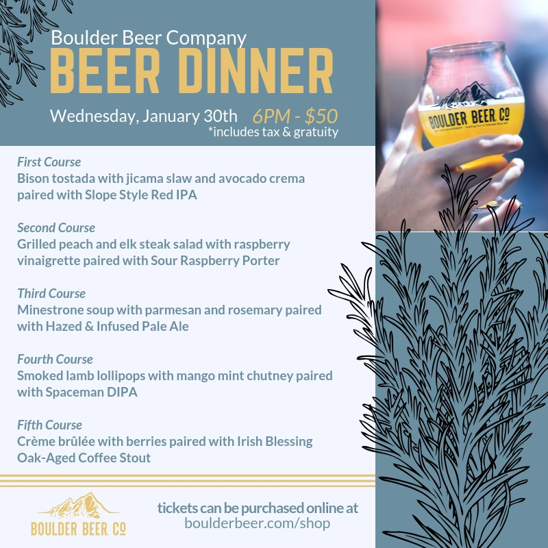 January Beer Dinner