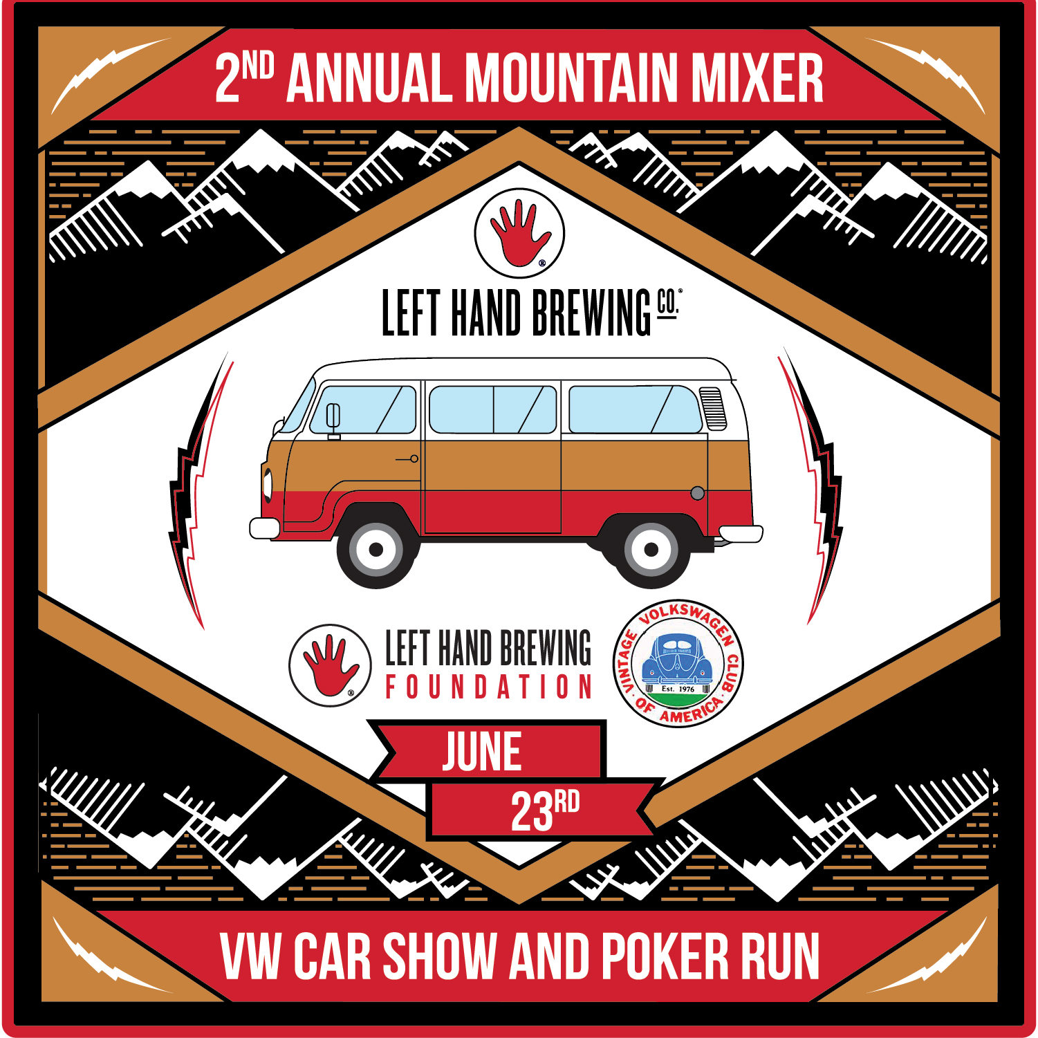 2nd Annual Mountain Mixer VW Car Show at Left Hand Brewing