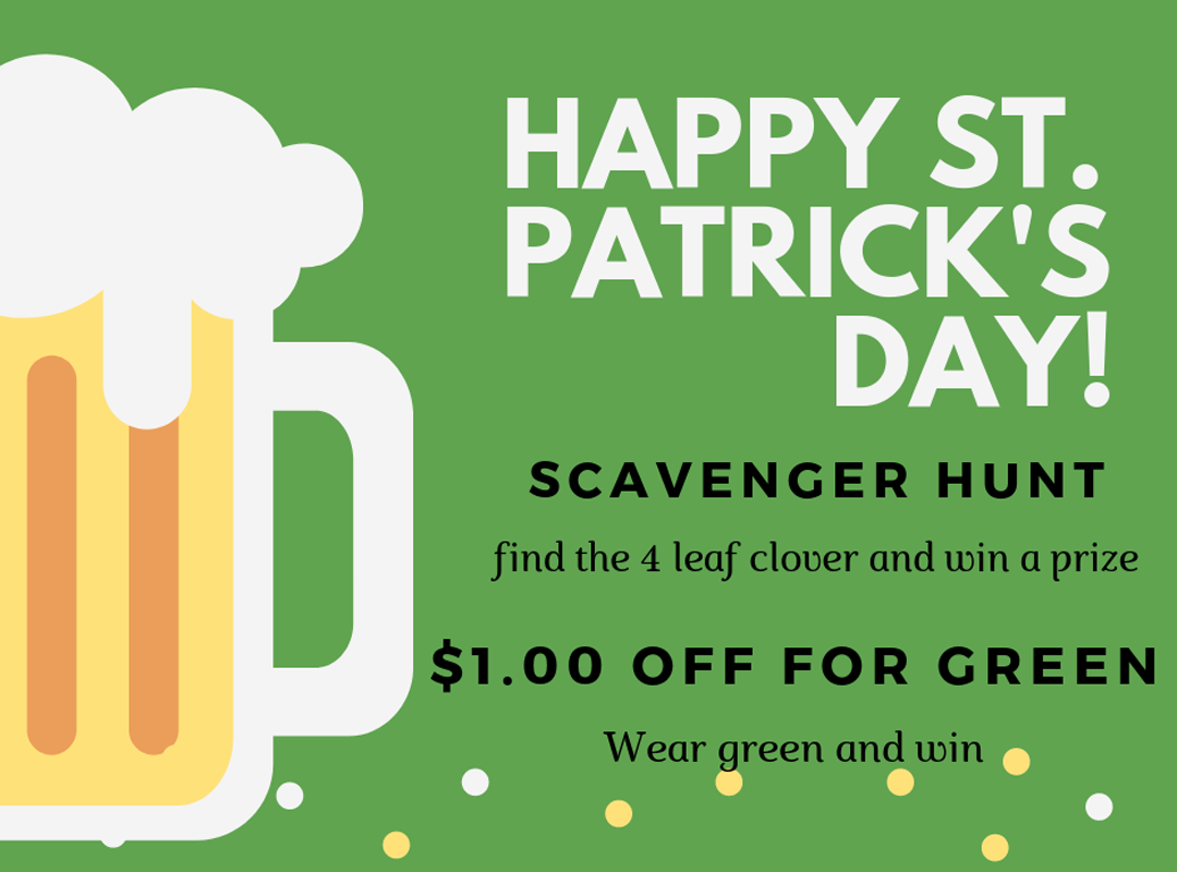 Patty’s Day Scavenger Hunt