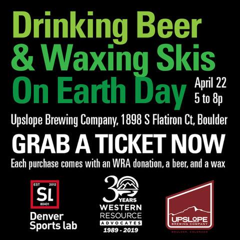 Earth Day, Beer-Drinking, Ski-Waxing Celebration!