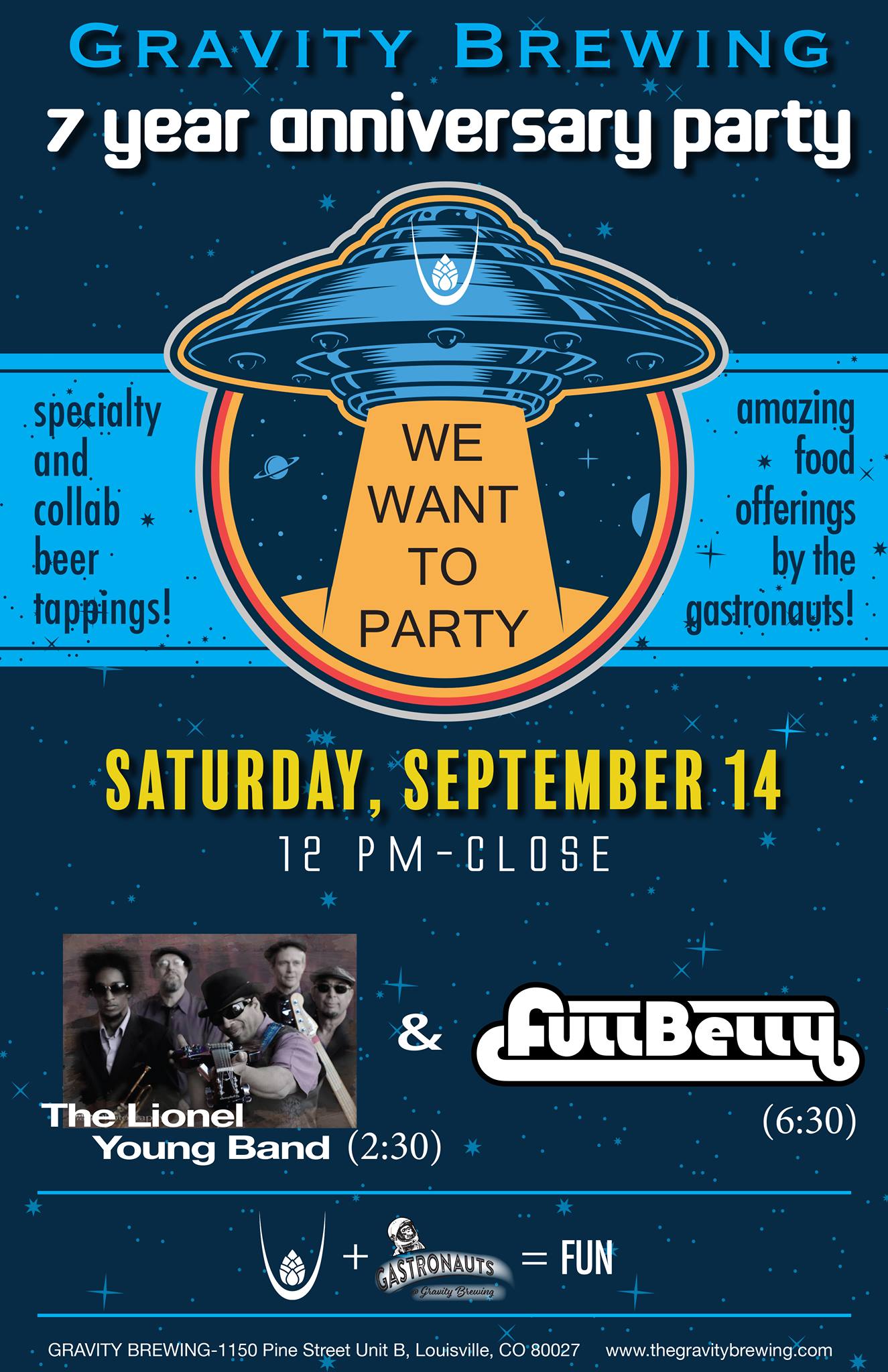 Gravity Brewing 7 Year Anniversary Party
