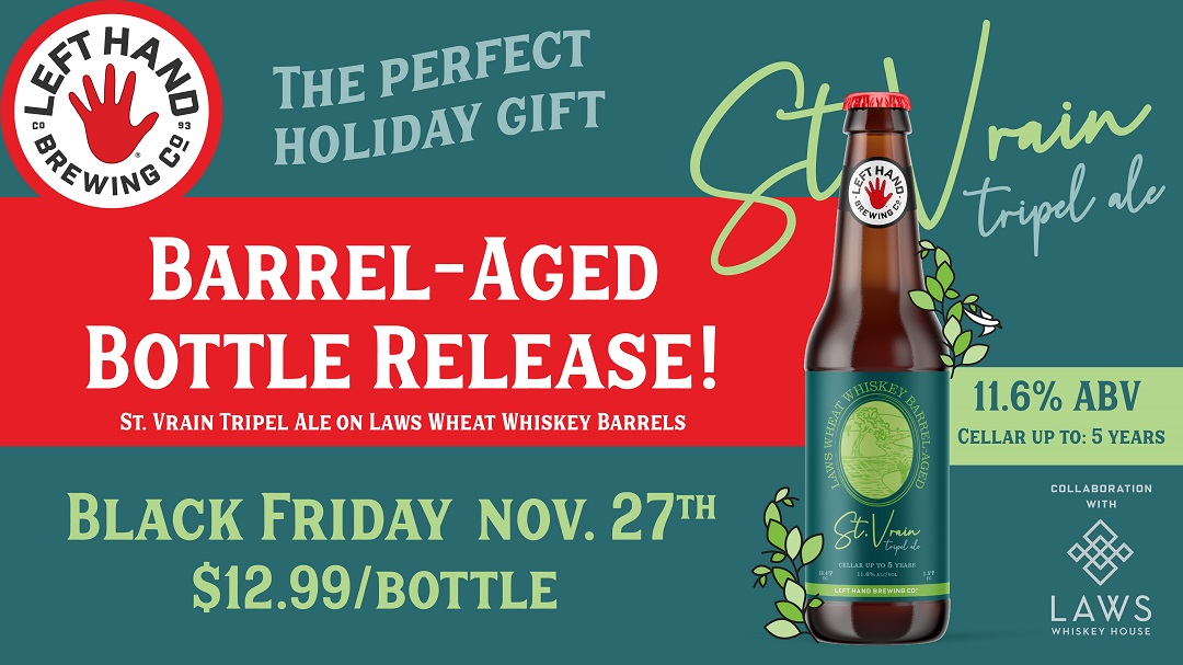 Bottle Release: Laws Wheat Whiskey Barrel-Aged St. Vrain Tripel